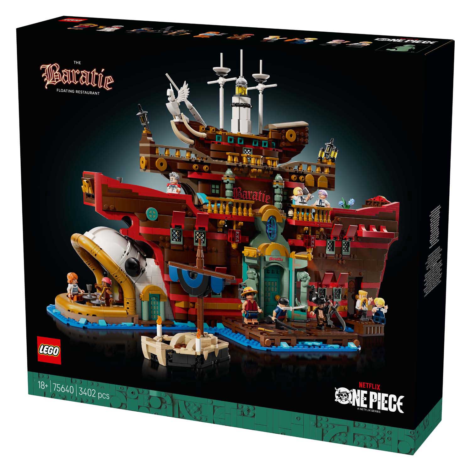 LEGO 75640 ONE PIÈCE Le restaurant flottant Bara