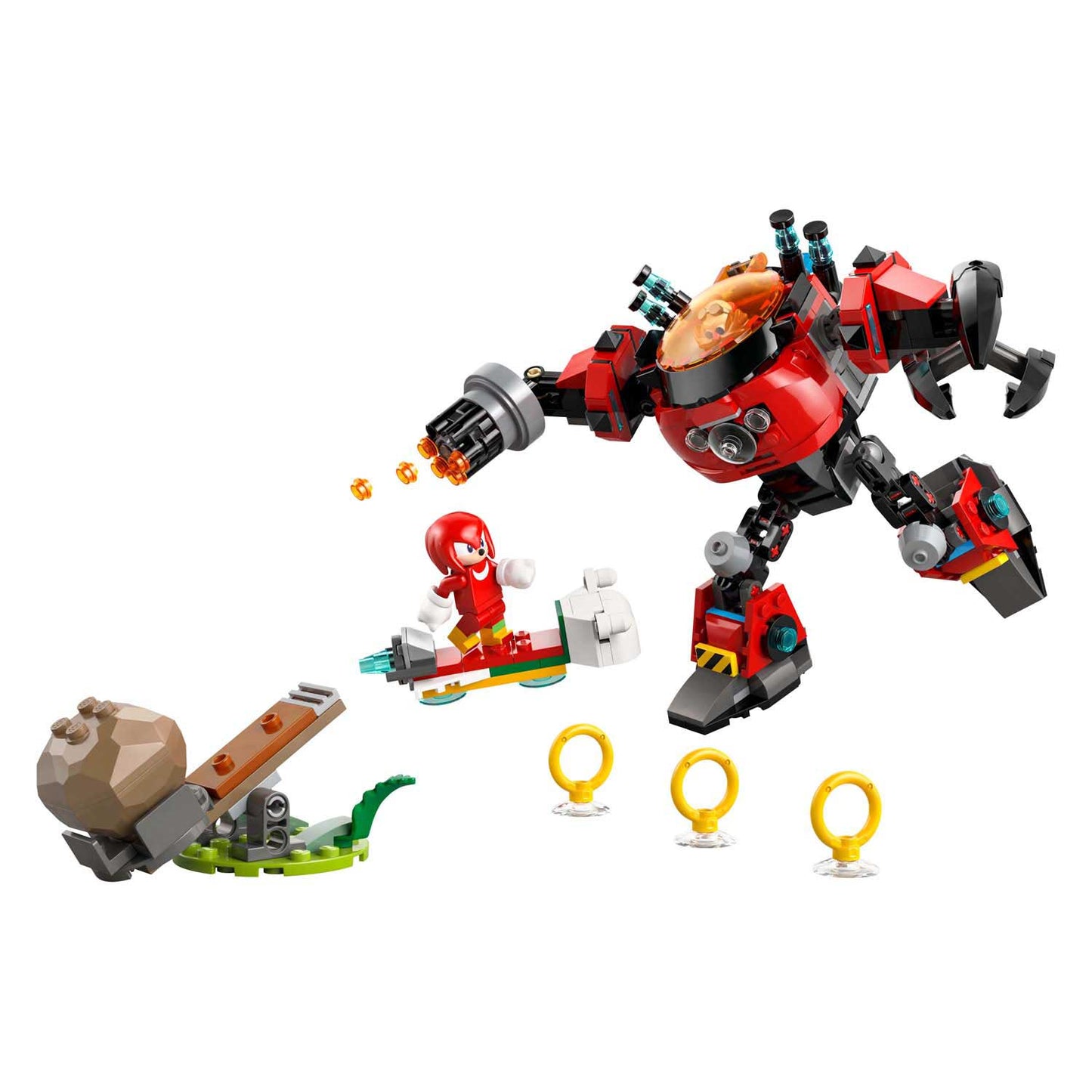 Lego Sonic 77005 Knuckles contre Dr Eggman Egg Crusher Mecha