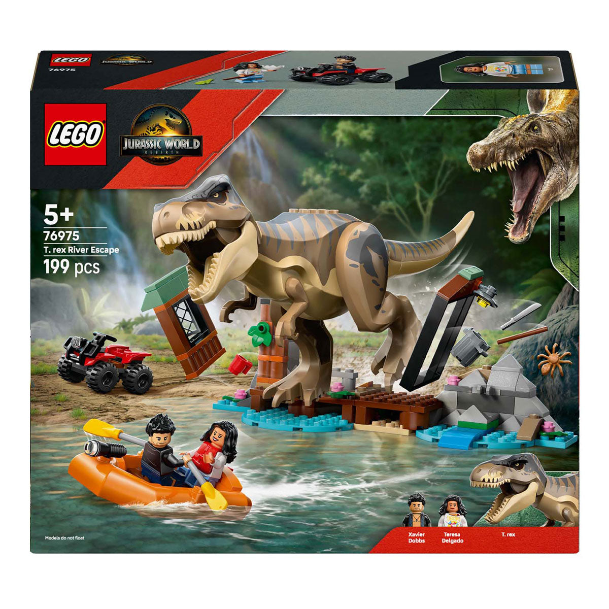 LEGO Jurassic World 76975 t. Rivière Rex
