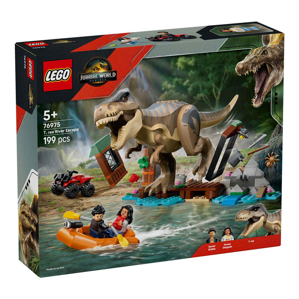 LEGO Jurassic World 76975 t. Rivière Rex