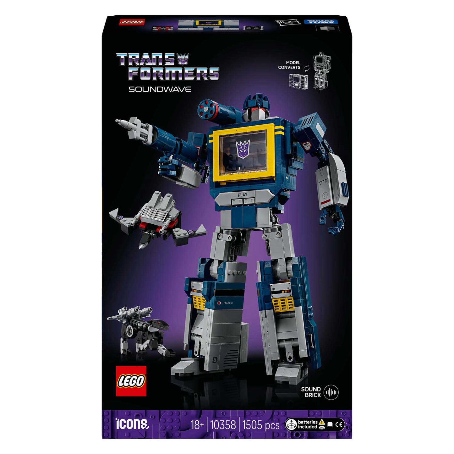 Icônes Lego 10358 transformateurs onde sonore