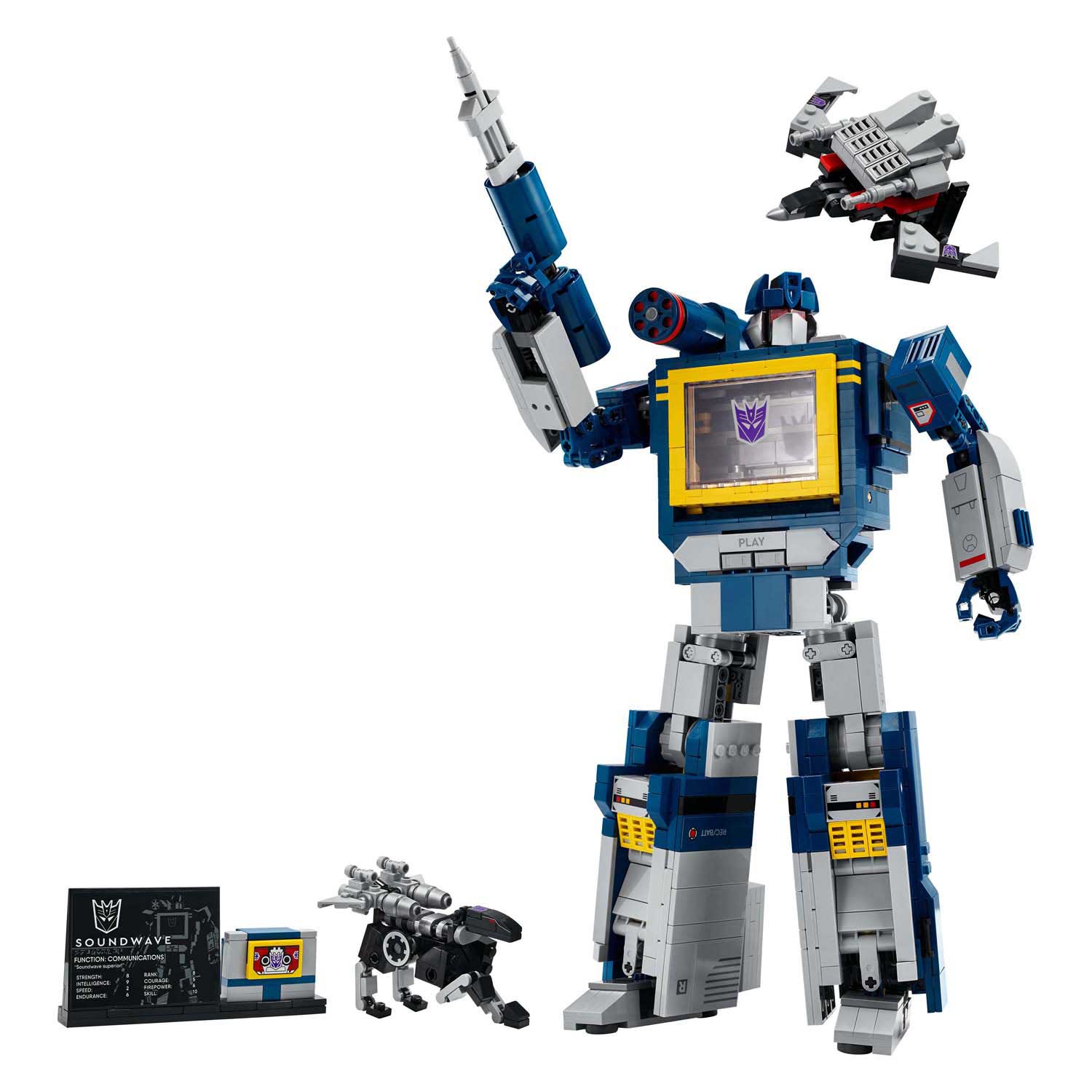 Icônes Lego 10358 transformateurs onde sonore