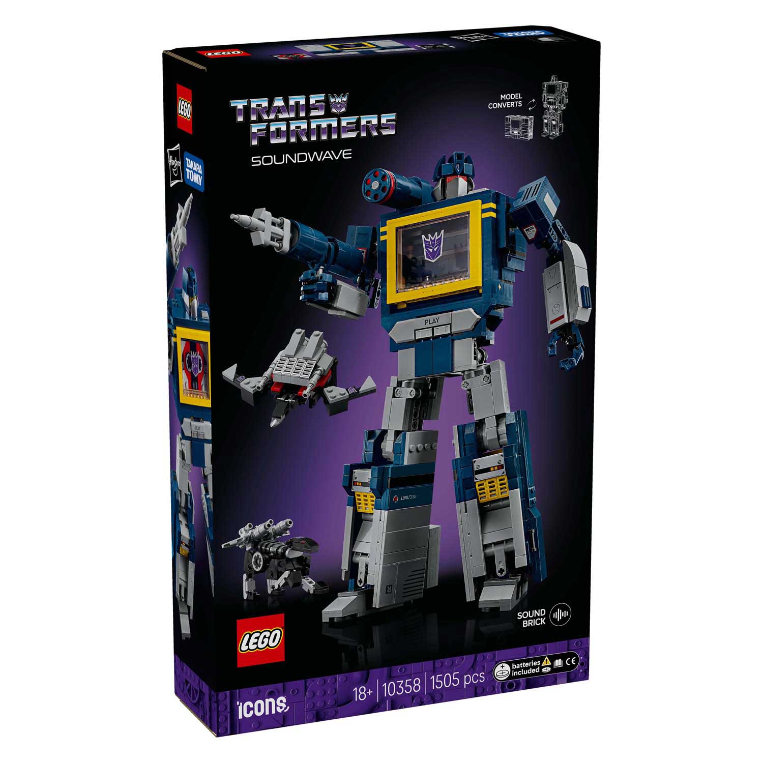 Icônes Lego 10358 transformateurs onde sonore