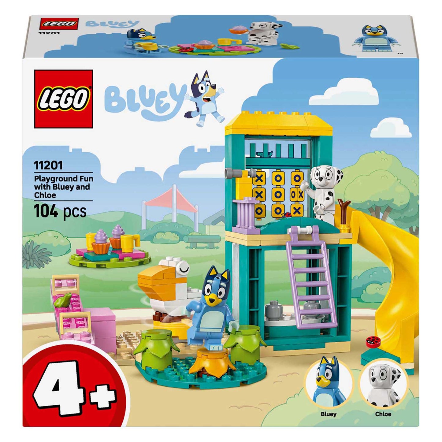 Lego Duplo 11201 Bluey et Chloé dans le terrain de jeu