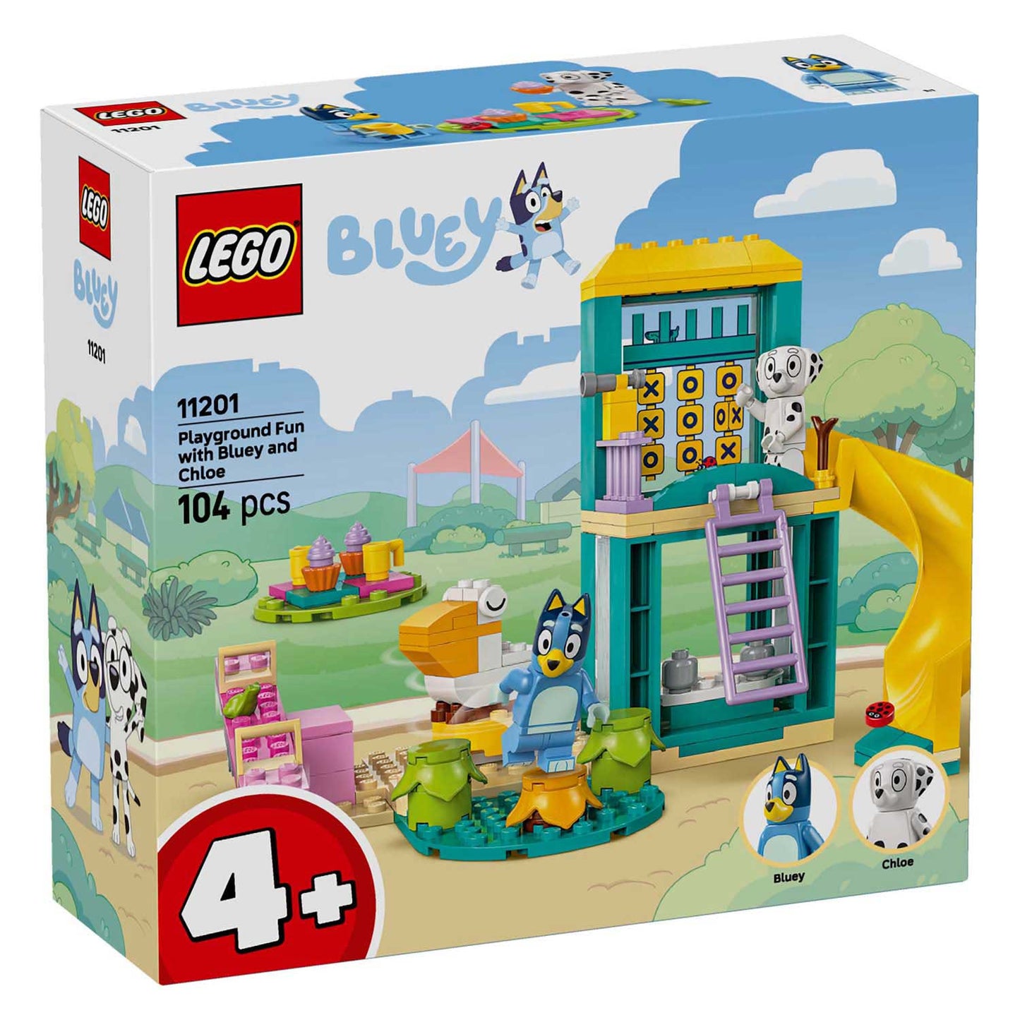 Lego Duplo 11201 Bluey et Chloé dans le terrain de jeu