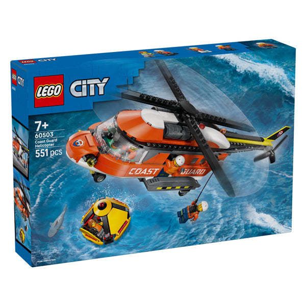 Lego city exploration 60503 hélicoptère de la garde côtière