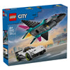 Lego city 60489 avion à réaction contre voiture de sport