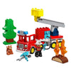 Lego Duplo Town 10473 camion de pompiers avec tuyau et pompier