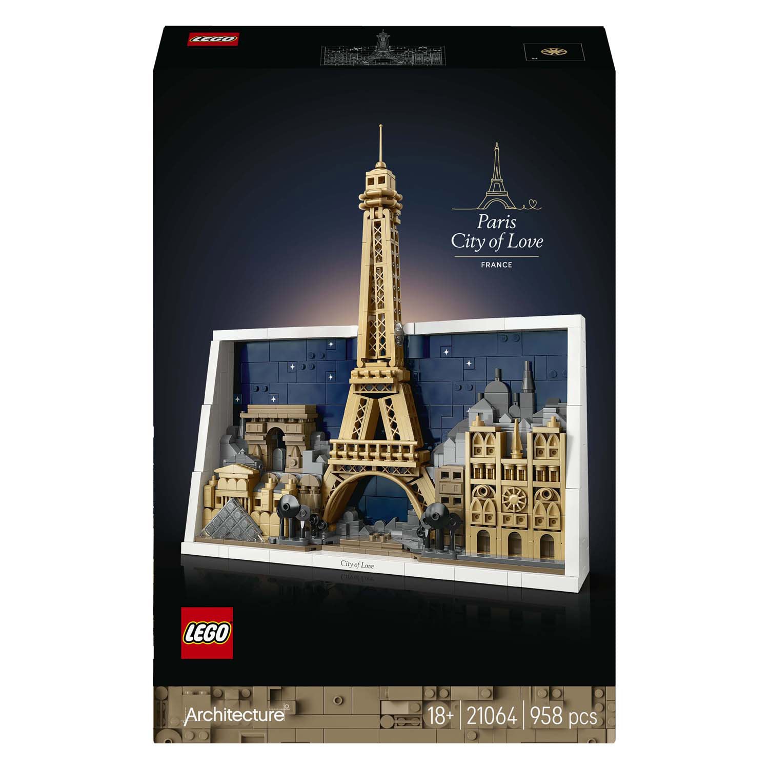 Lego 21064 architecture paris – ville de l'amour
