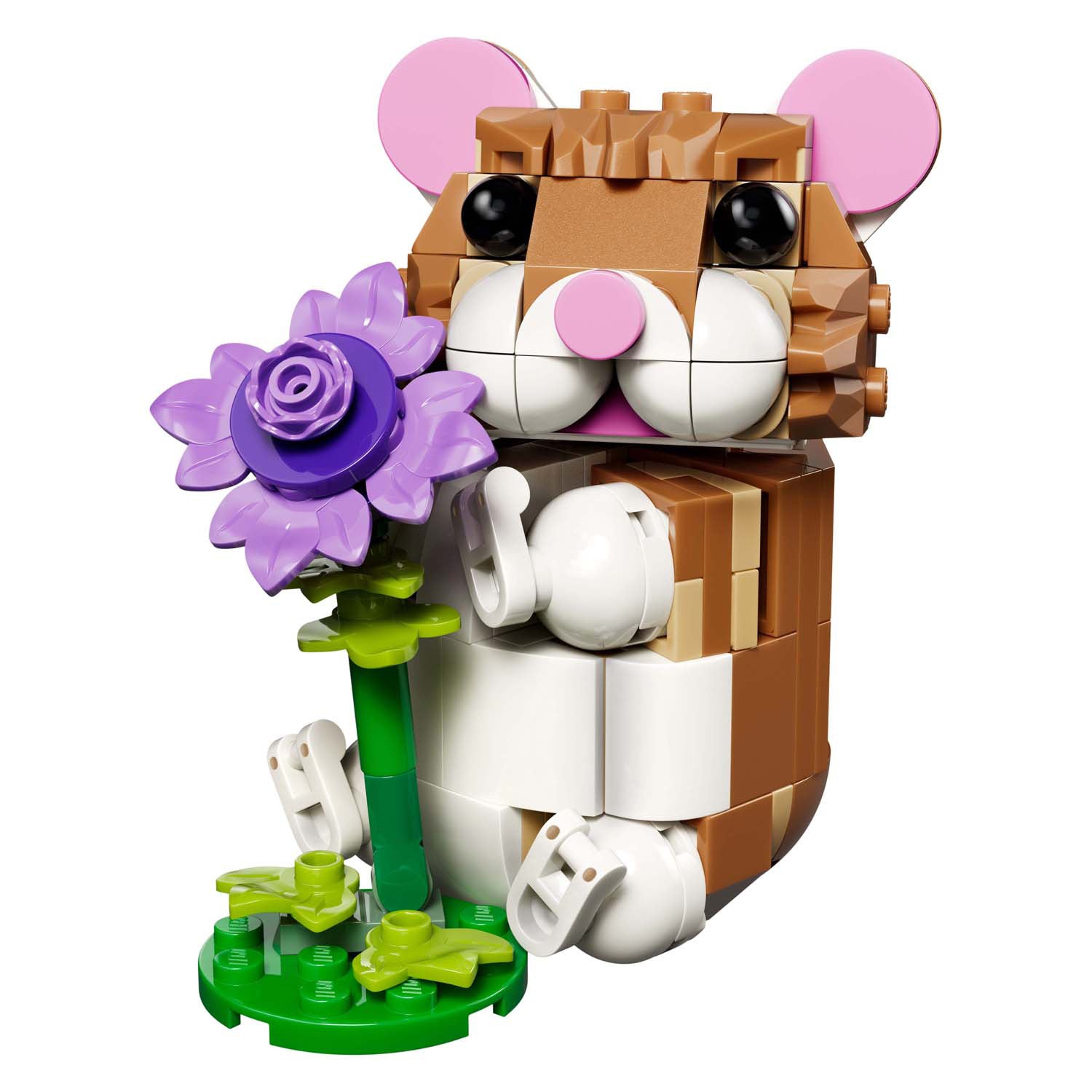 Lego 31376 créateur hamster mignon avec fleur | 2 pièces