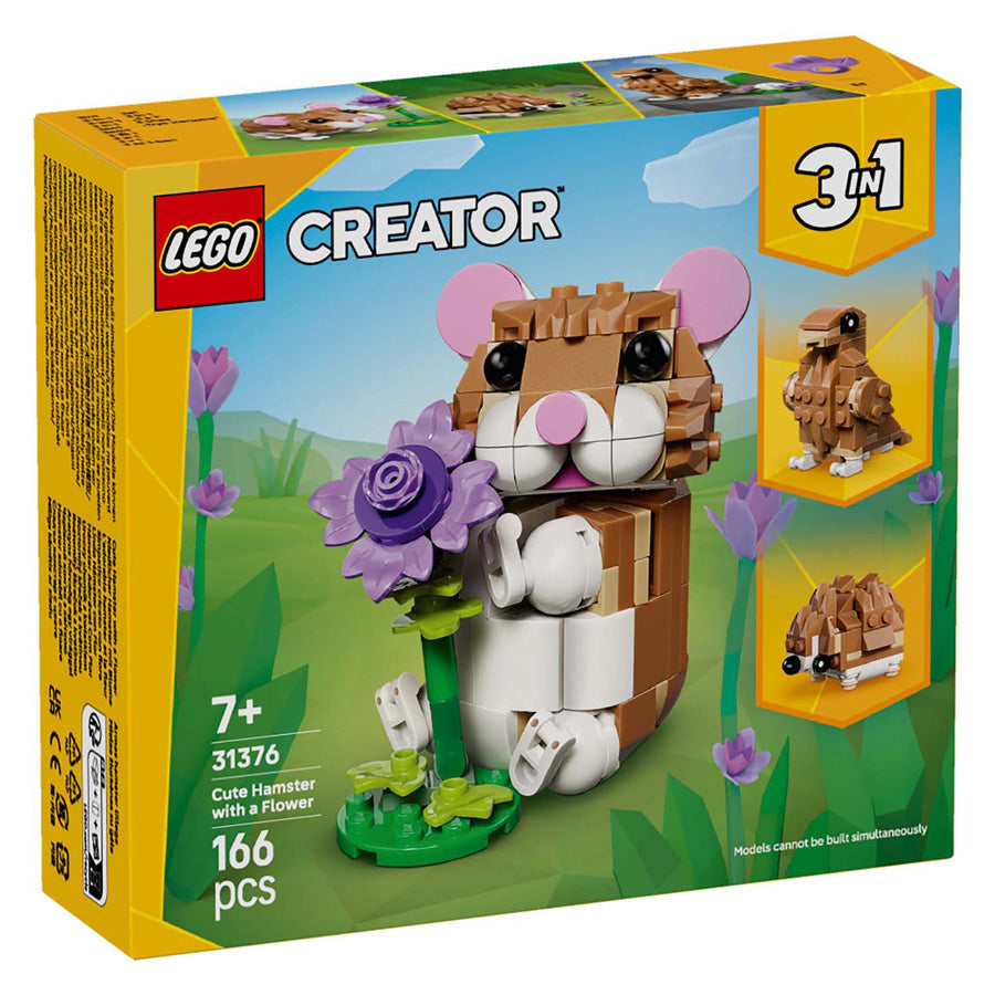 Lego 31376 créateur hamster mignon avec fleur | 2 pièces