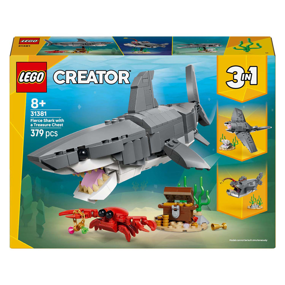Lego Creator 31381 requin féroce avec coffre au trésor