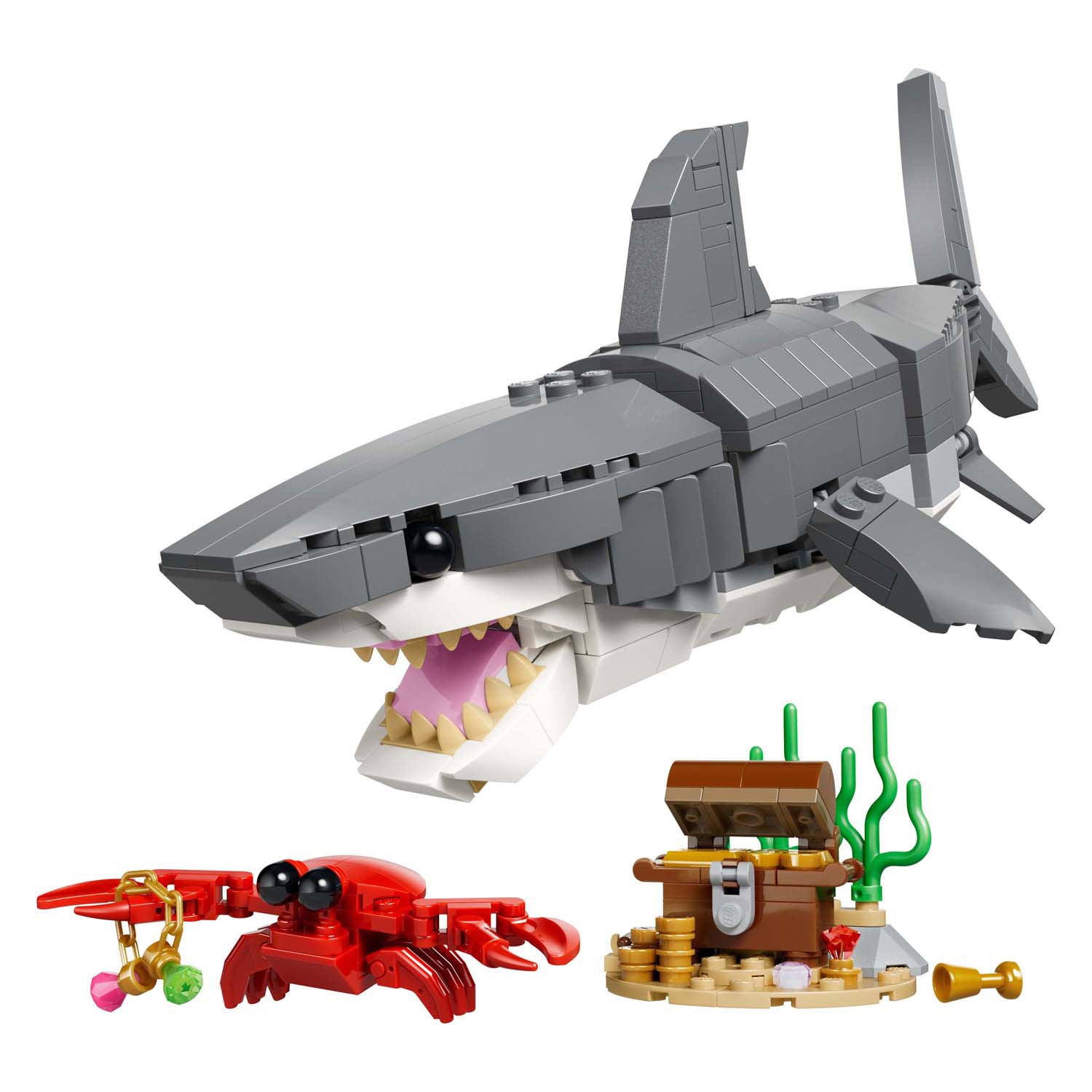 Lego Creator 31381 requin féroce avec coffre au trésor