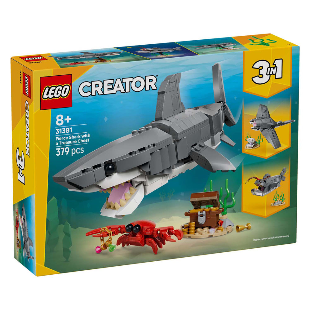 Lego Creator 31381 requin féroce avec coffre au trésor