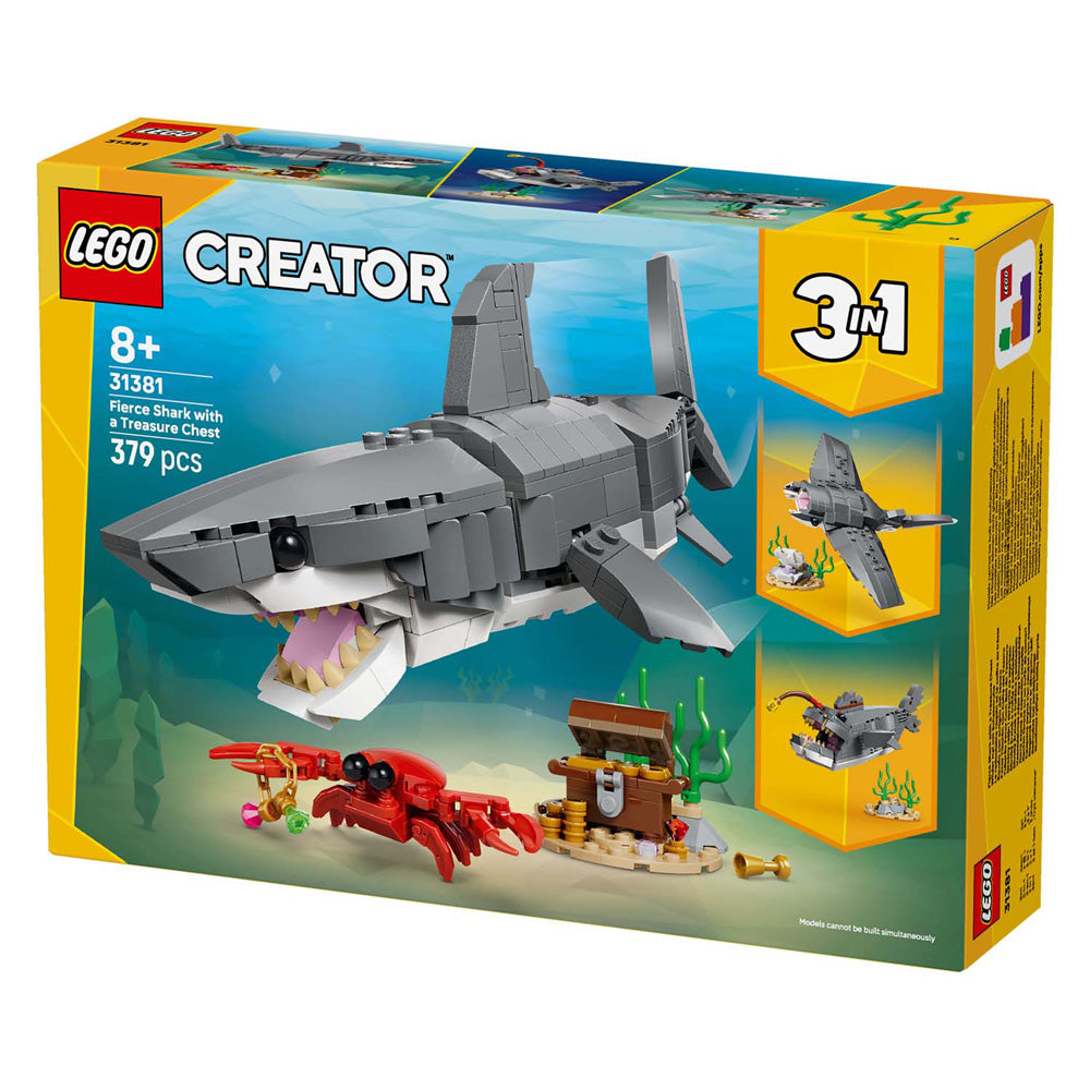 Lego Creator 31381 requin féroce avec coffre au trésor