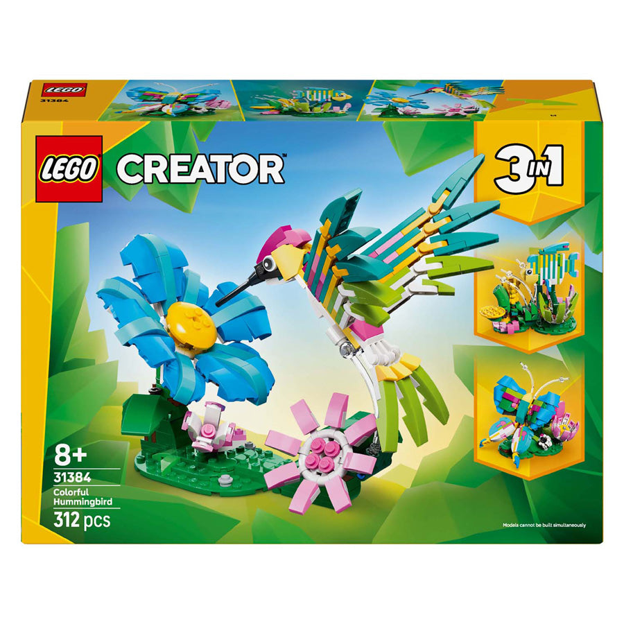 Lego Creator 31384 animaux sauvages : colibri coloré