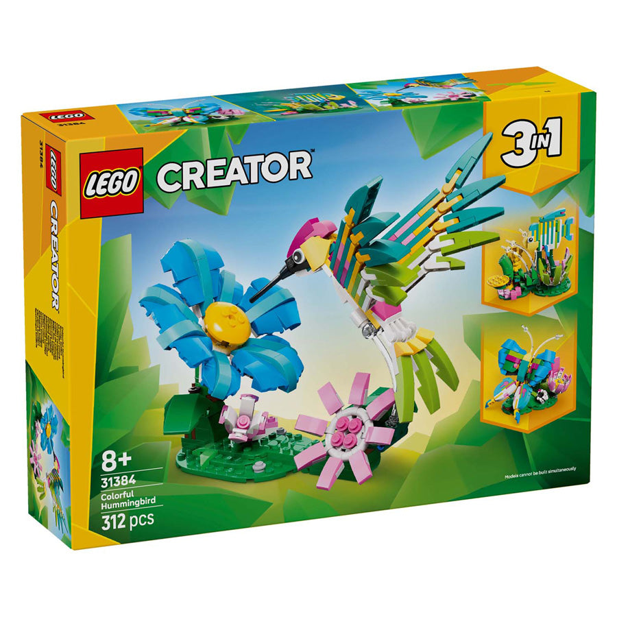 Lego Creator 31384 animaux sauvages : colibri coloré
