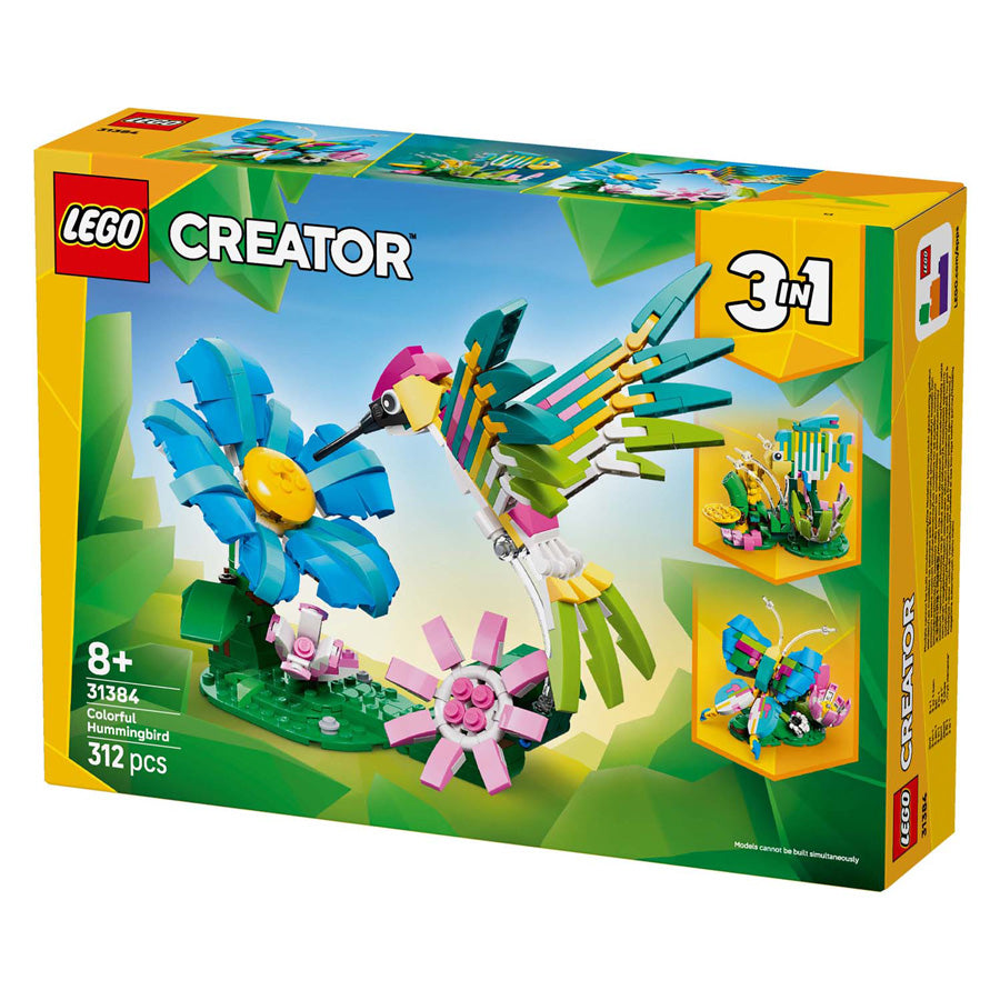 Lego Creator 31384 animaux sauvages : colibri coloré