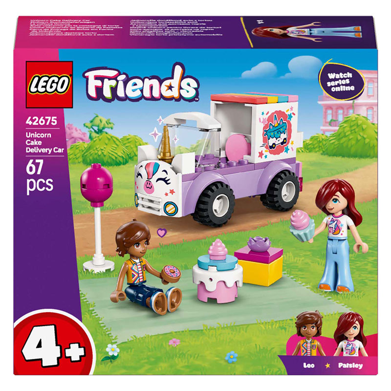 LEGO Friends 42675 Voiture de livraison de gâteau licorne | 2 pièces