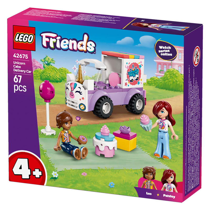LEGO Friends 42675 Voiture de livraison de gâteau licorne | 2 pièces