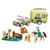 LEGO Friends 42695 remorque et cheval et poulain