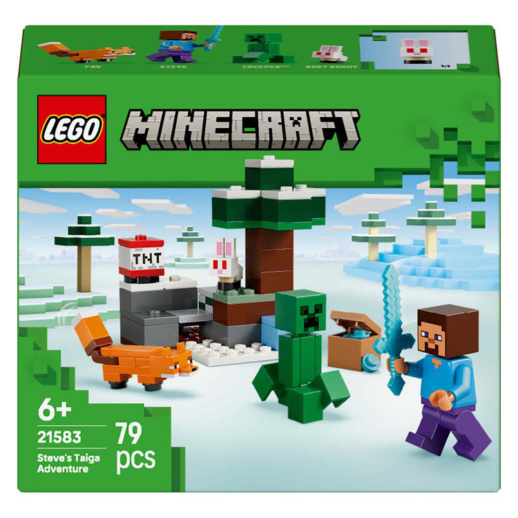 LEGO Minecraft 21583 L'aventure de Steve Taiga