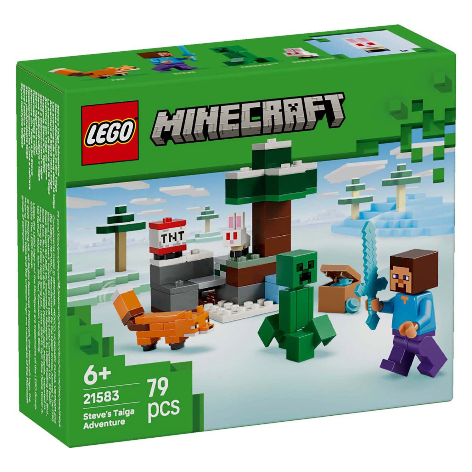 LEGO Minecraft 21583 L'aventure de Steve Taiga