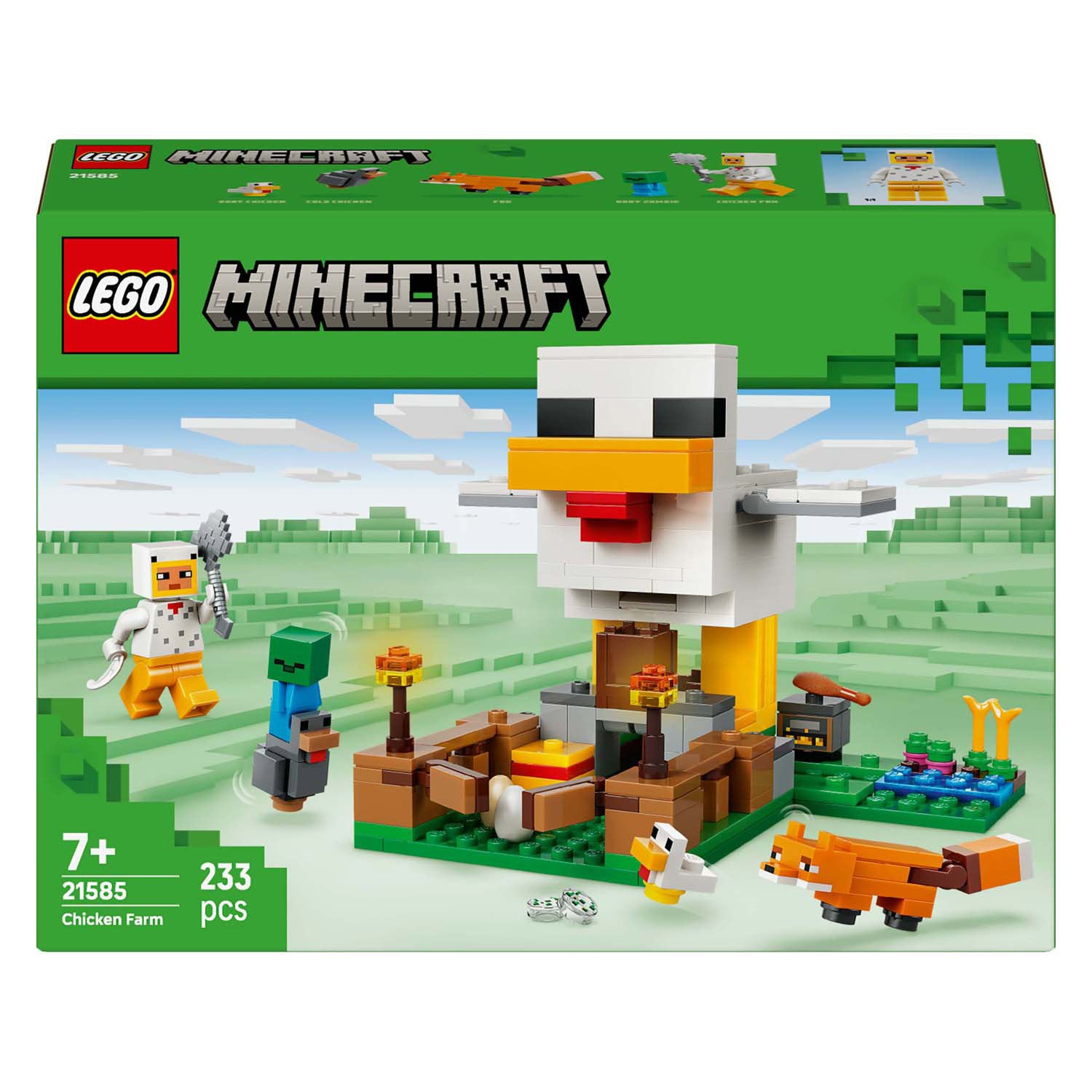 Lego minecraft 21585 ferme de poulets