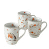 Boltze home tasse rubis robin 330ml porcelaine