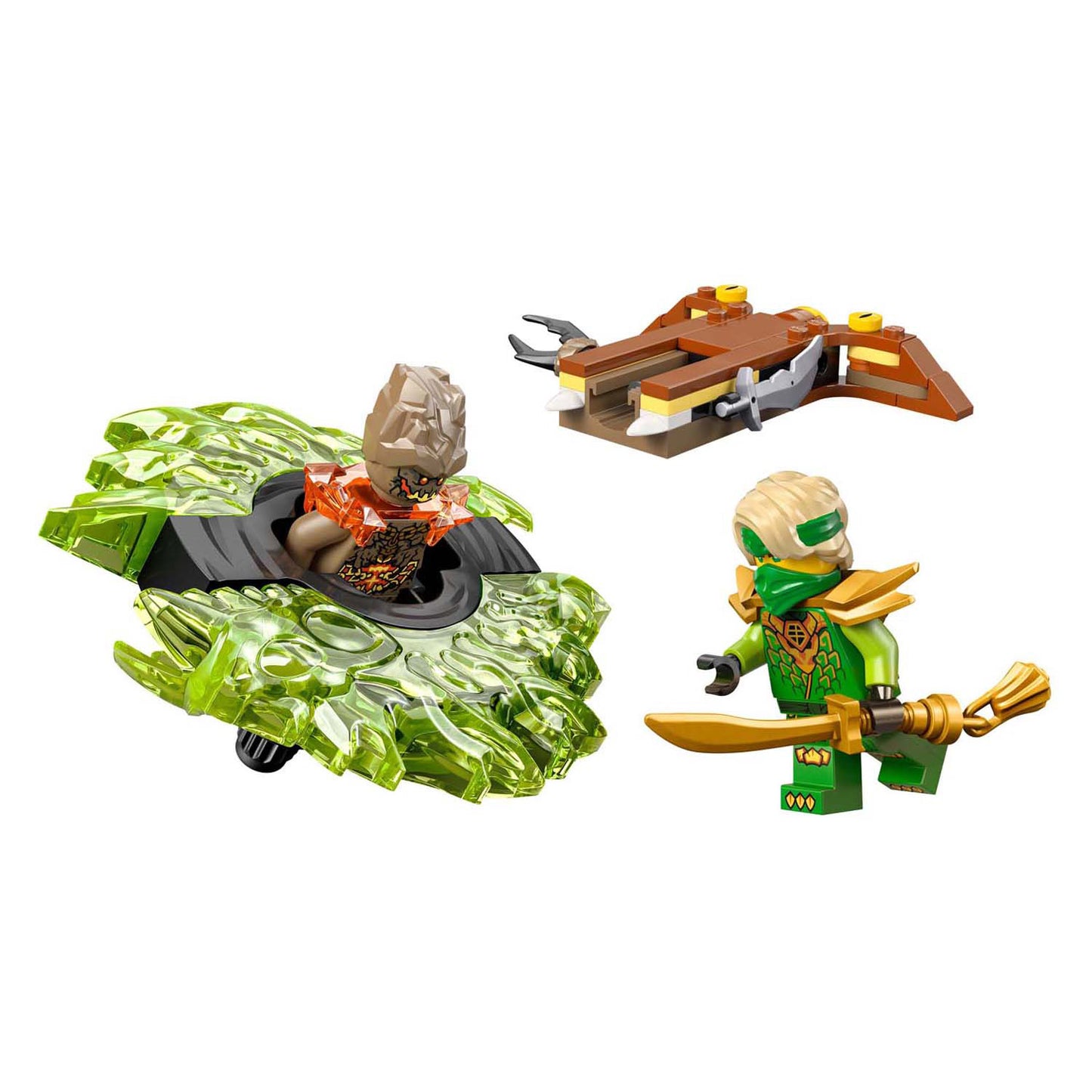 Lego Ninjago 71850 Lloyd contre la terre échantillon dans spinner | 2 pièces