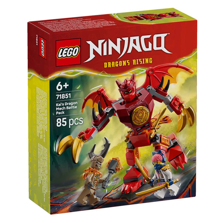 LEGO Ninjago 71851 Pack de combat Mech Dragon de Kai | 2 pièces