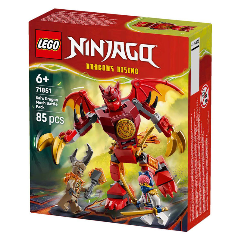 LEGO Ninjago 71851 Pack de combat Mech Dragon de Kai | 2 pièces
