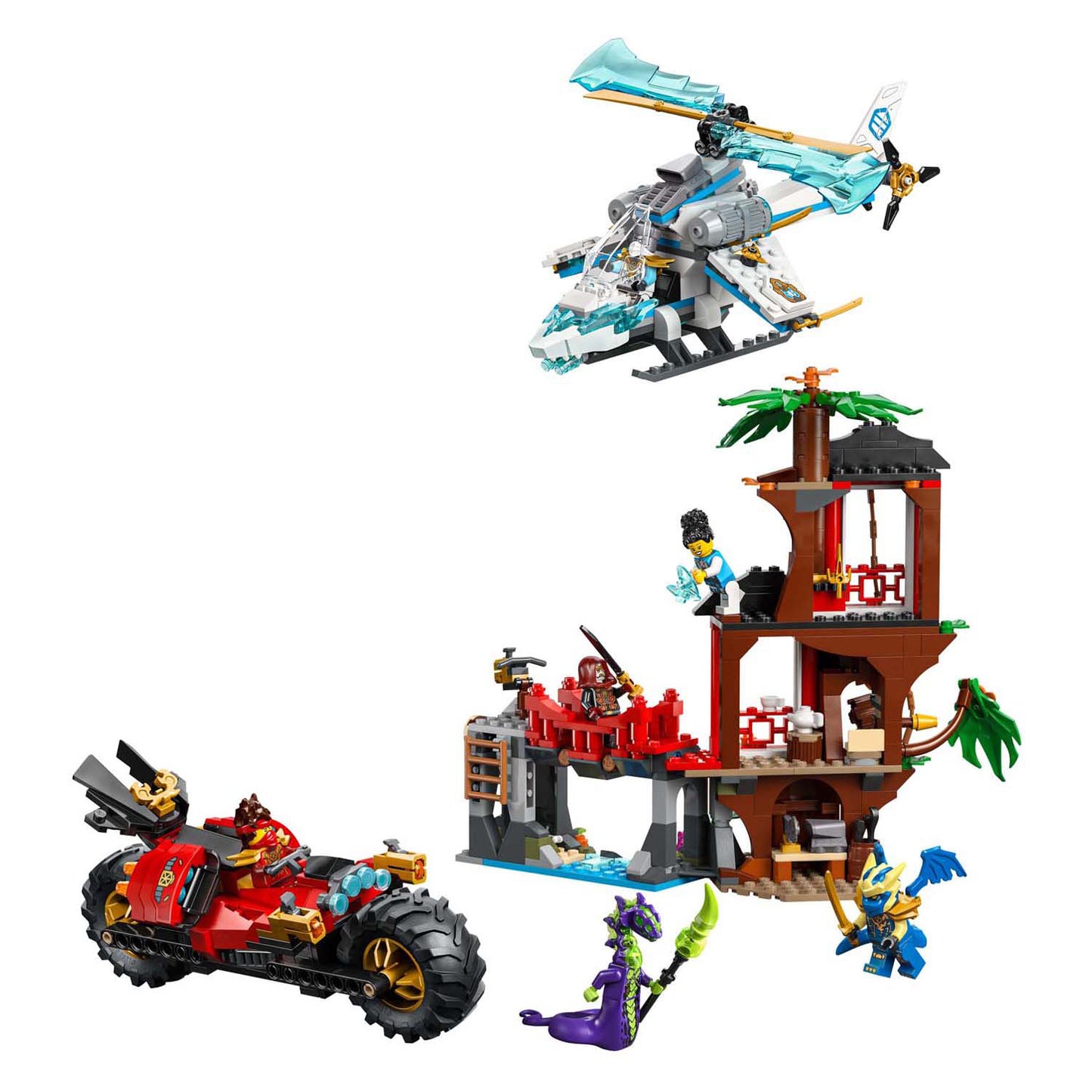 Lego ninjago 71857 véhicules ninja à la cabane dans les arbres