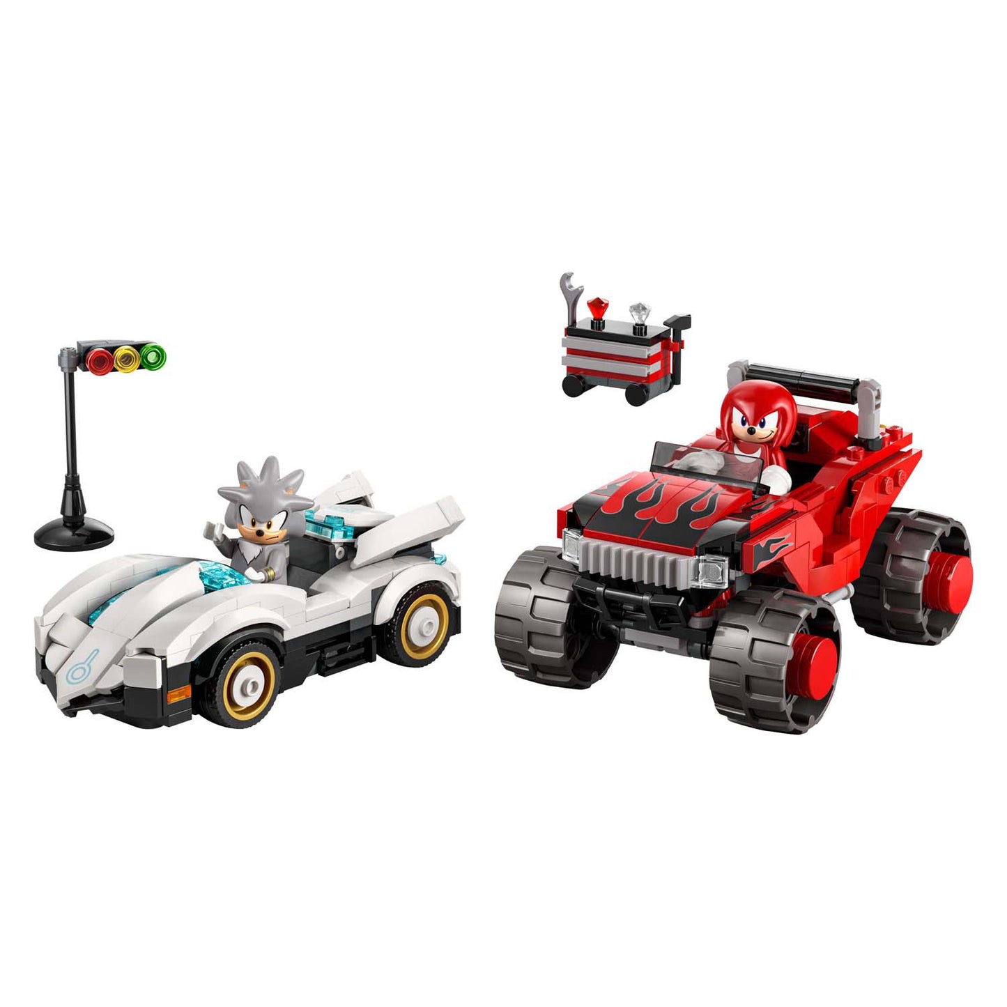 Lego Sonic 77118 La voiture de Silvers contre le camion monstre de Knuckles