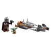 Lego Star Wars TM 75436 Le Speeder Bike du Mandalorien et de Grogu | 2 pièces