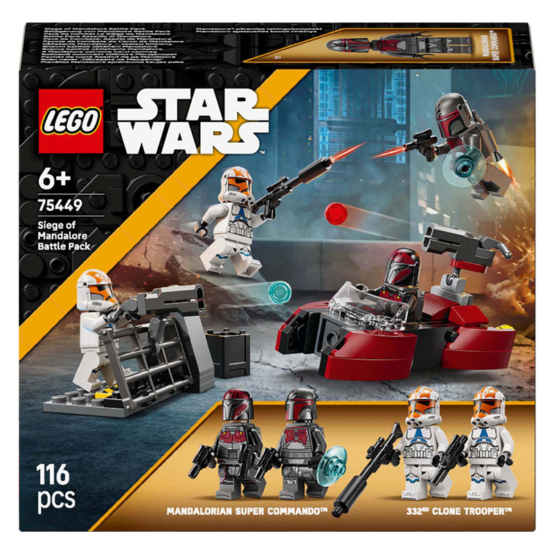 Lego Star Wars TM 75449 Pack de bataille du siège de Mandalore | 2 pièces