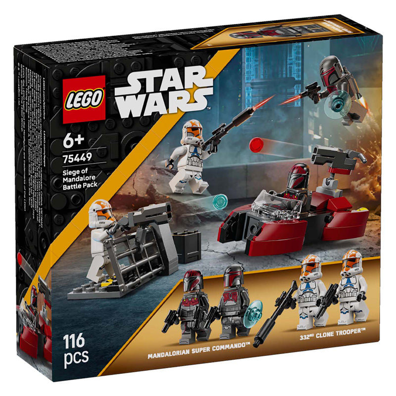 Lego Star Wars TM 75449 Pack de bataille du siège de Mandalore | 2 pièces