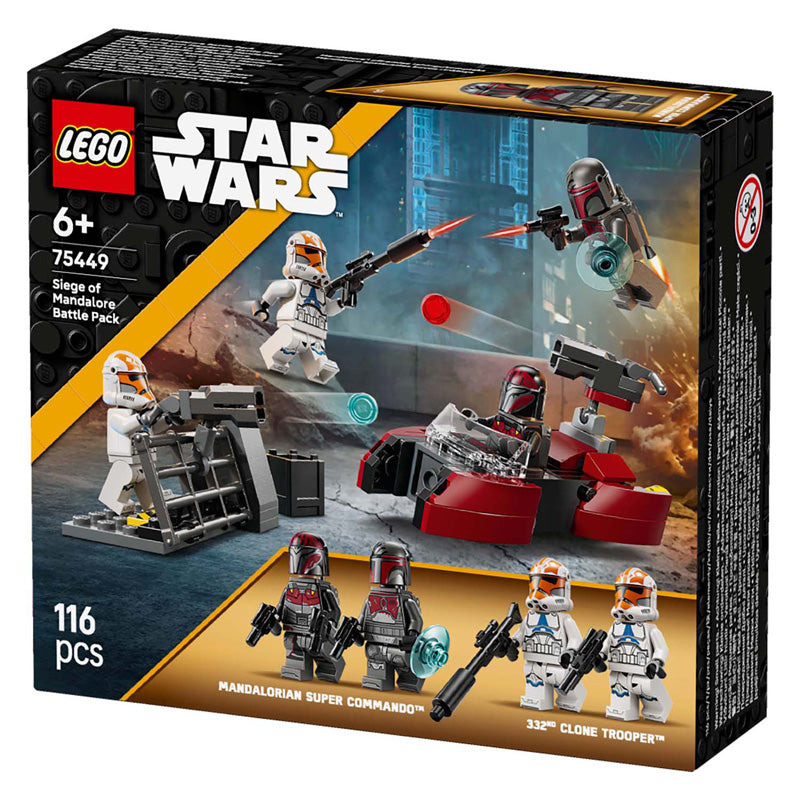 Lego Star Wars TM 75449 Pack de bataille du siège de Mandalore | 2 pièces