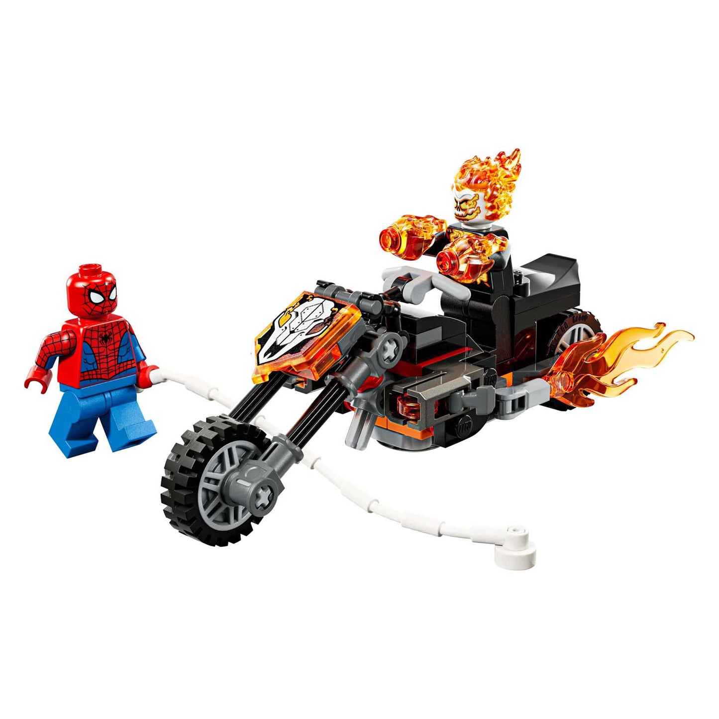 LEGO Super Heros 76335 Marvel Spider-Man contre la moto Ghost Rider