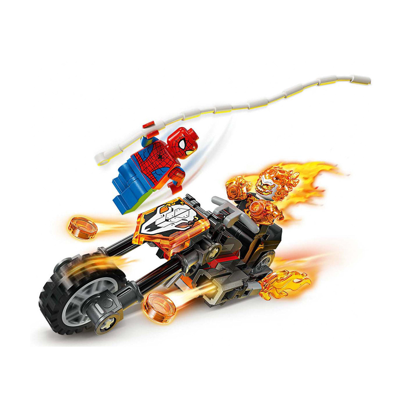 LEGO Super Heros 76335 Marvel Spider-Man contre la moto Ghost Rider