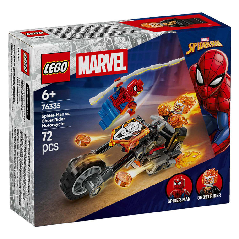 LEGO Super Heros 76335 Marvel Spider-Man contre la moto Ghost Rider