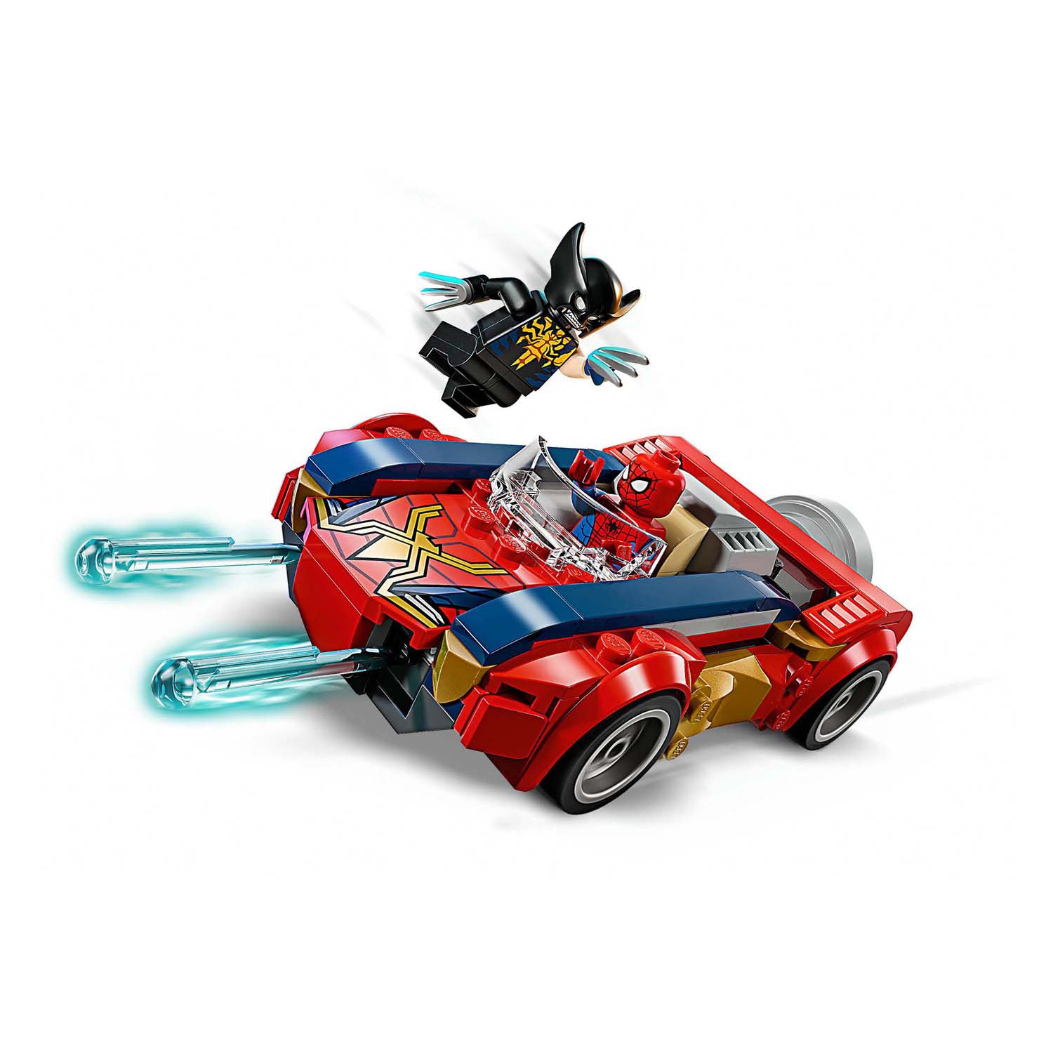Lego super heros 76336 Marvel Spider-Man Car contre Wolverine venimisé