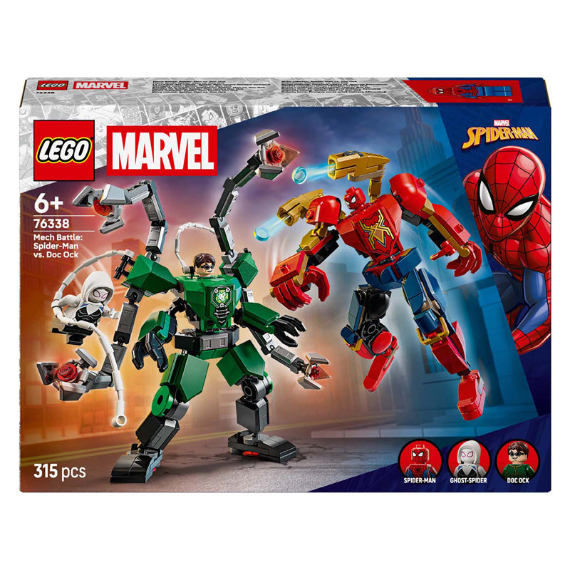 Lego 76338 Super Heroes Marvel Mecha Duel Spiderman contre Docock