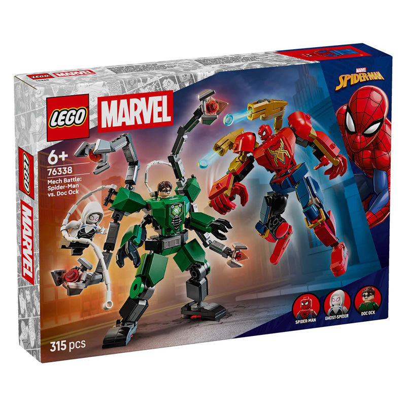 Lego 76338 Super Heroes Marvel Mecha Duel Spiderman contre Docock