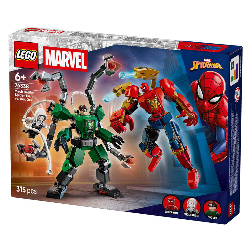 Lego 76338 Super Heroes Marvel Mecha Duel Spiderman contre Docock
