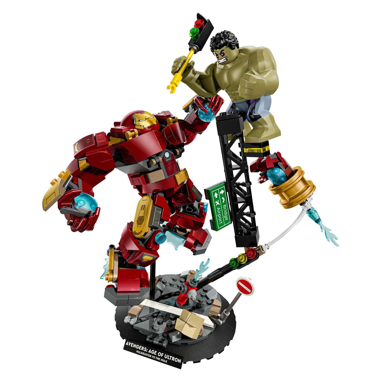 Lego super heros 76343 merveille bataille ultime : hulkbuster contre hulk