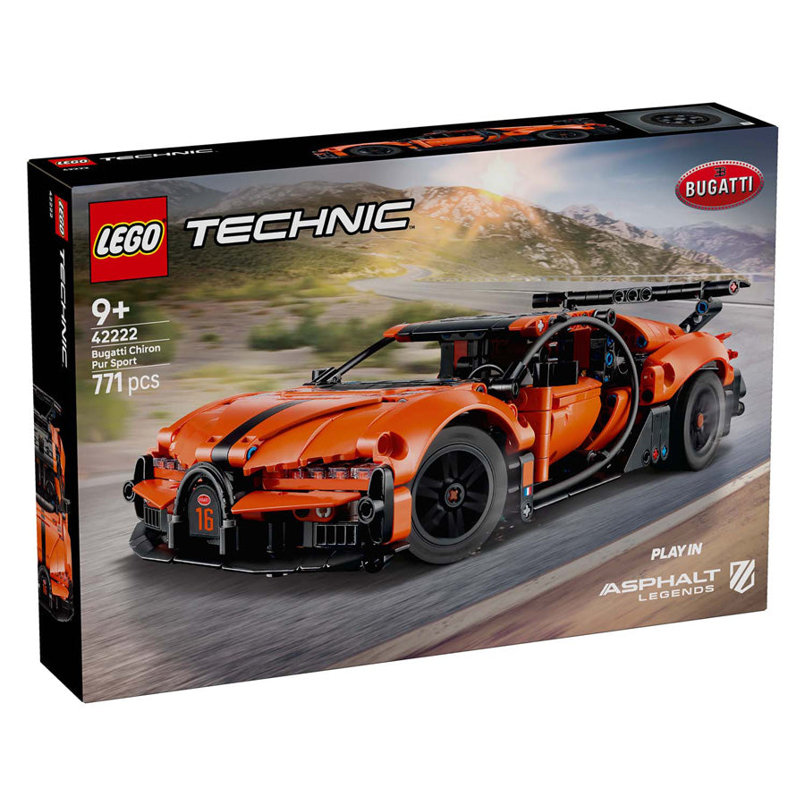 Lego technic 42222 bugatti chiron hypercar pur sport