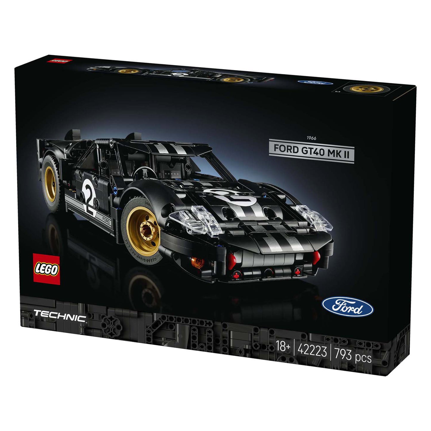 Lego 42223 technic voiture de course ford gt40 mkii 1966