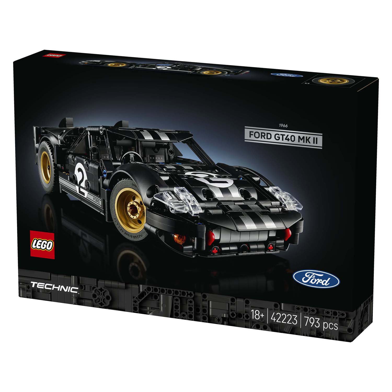Lego 42223 technic voiture de course ford gt40 mkii 1966