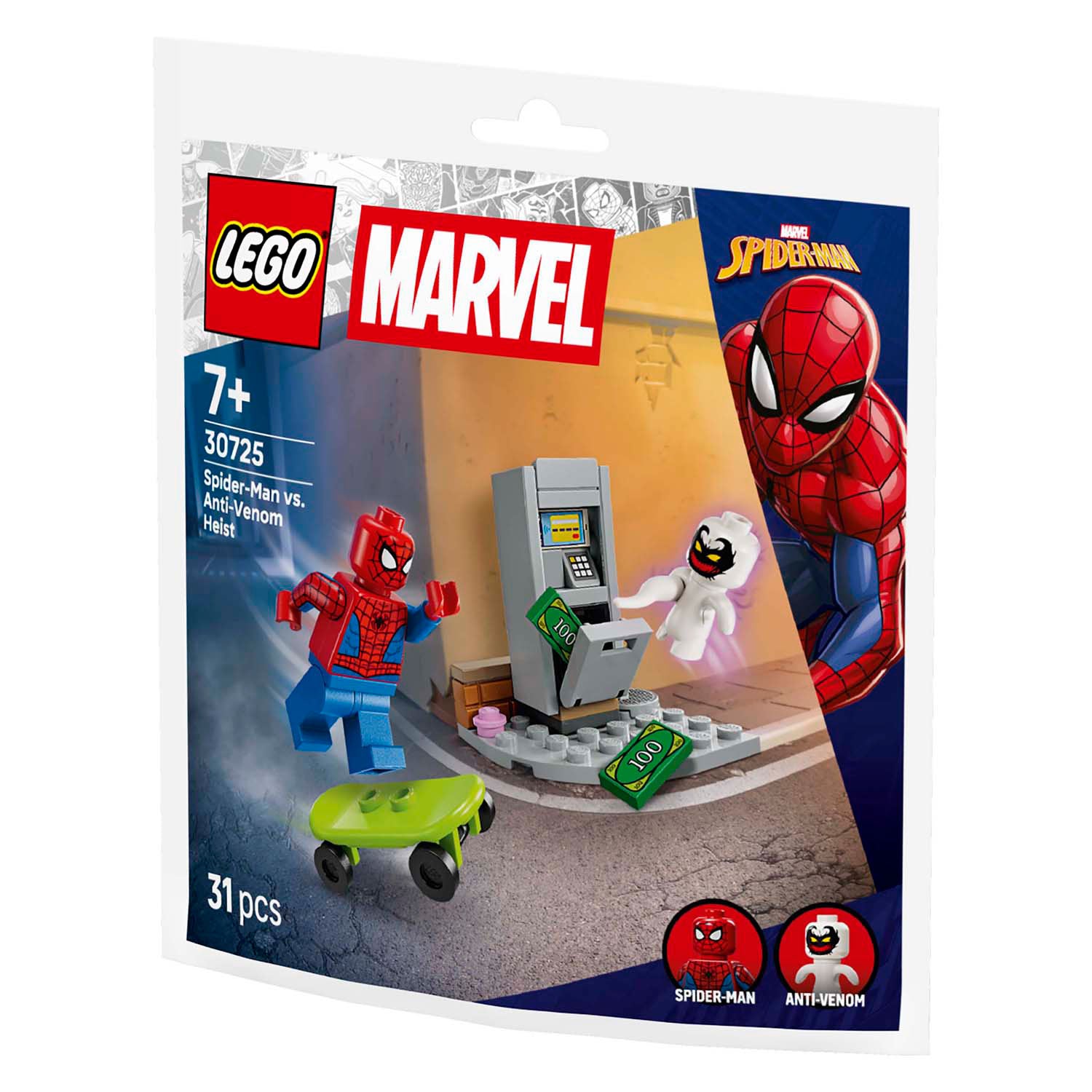 Lego super heros 30725 Spiderman contre le braquage anti-venin